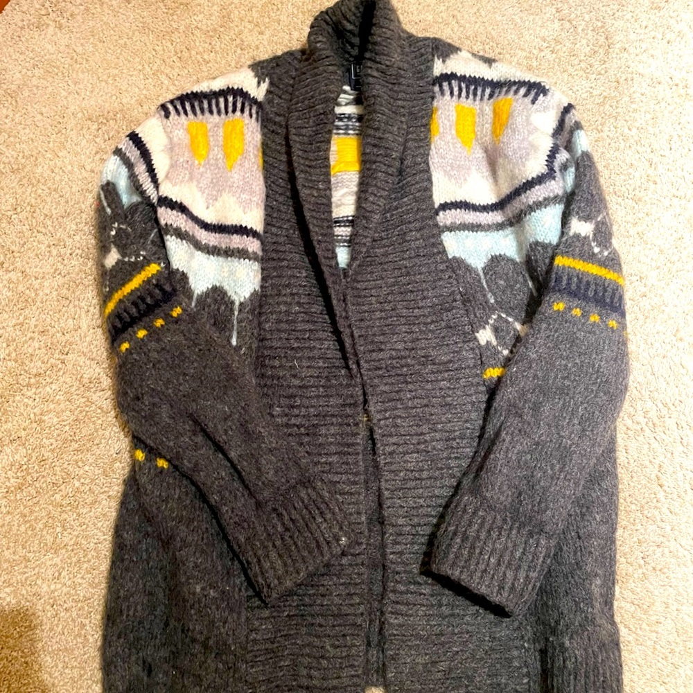 Like New Gap Maternity Wool Sweater Coat Cardigan XS